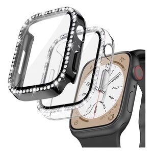 USED BLACK Rhinestone Apple Watch Case 46mm